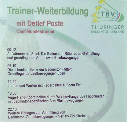 Foto DVD Weiterbildung mit Detlef Poste