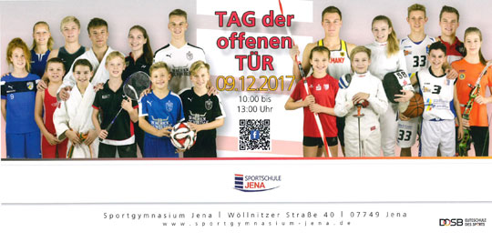 Banner Tag der offenen Tür in Jena