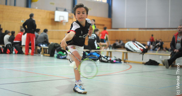 Christopher Wolff gewann bei den Jungen der AK U13