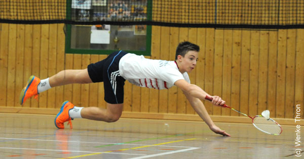 Justin Hennig in Aktion