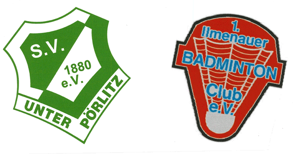 Logo des 1. Ilmenauer BC und des SV 1880 Unterpörlitz