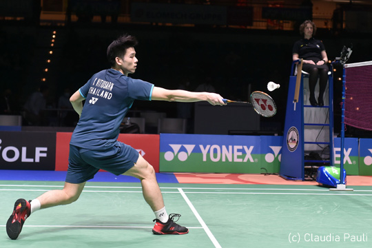 Unter anderem wird der amtierende Vizeweltmeister Kunlavut Vitidsarn, der im Vorjahr (Bild) in Mülheim an der Ruhr den Titel im Herreneinzel gewann, bei den 64. Internationalen Badmintonmeisterschaften von Deutschland aufschlagen.