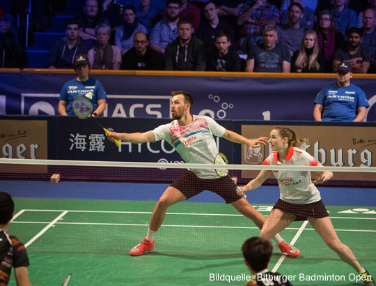 Anders Rasmussen unterlag mit Line Kjaersfeldt im Mixedfinale.