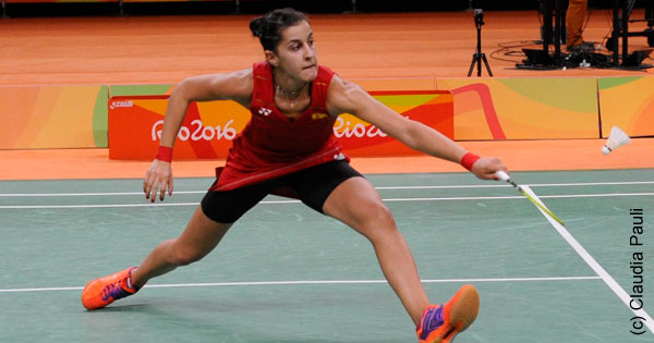 Carolina Marin (im Bild bei den Olympischen Sommerspielen 2016) ist mit ihren 23 Jahren bereits Olympiasiegerin, zweimalige Weltmeisterin und zweimalige Europameisterin.