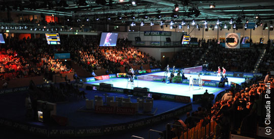 Die YONEX German Open in Mülheim an der Ruhr kommen seit jeher hervorragend an. 