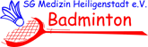 Logo der Badmintonabteilung der SG Medizin Heiligenstadt