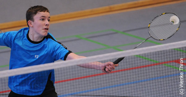 Florian Wohlgemuth von der gastgebenden VSG 70 Bad Frankenhausen gewann die Jungeneinzelkonkurrenz AK U19.