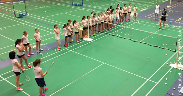 Trainingseinheit mit Nationalspielerin Yvonne Li